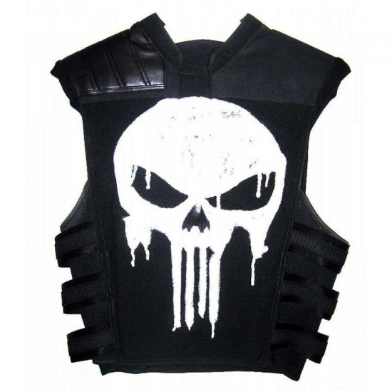 The Punisher Costume Leather Coat, Vest, Jacket The Punisher Costume Leather Coat, Vest, Jacket