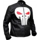The Punisher Motorcycle Black Leather Jacket Jon Bernthal The Punisher Motorcycle Black Leather Jacket Jon Bernthal