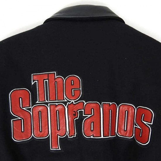 The Sopranos Black Varsity Jacket The Sopranos Black Varsity Jacket