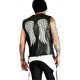 The Walking Dead Governor Daryl Dixon Angel Wings Leather Vest 