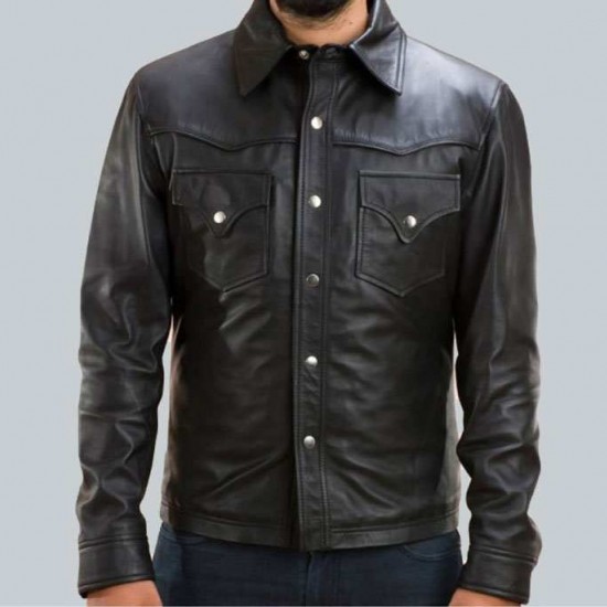 The Walking Dead Governor Leather Jacket The Walking Dead Governor Leather Jacket