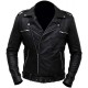 The Walking Dead Jeffrey Dean Morgan Negan Black Leather Motorcycle Jacket The Walking Dead Jeffrey Dean Morgan Negan Black Leather Motorcycle Jacket