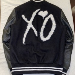The Weeknd Roots XO Tour Varsity Leather Jacket