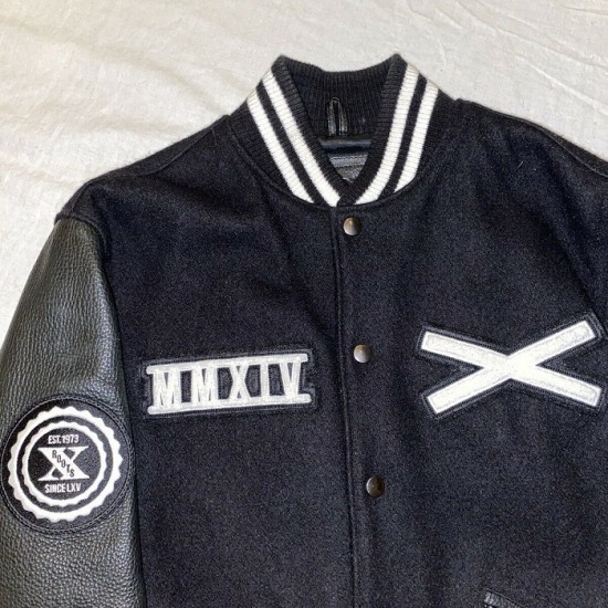 The Weeknd Roots XO Tour Varsity Leather Jacket The Weeknd Roots XO Tour Varsity Leather Jacket