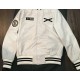 The Weeknd Roots XO White Lambskin Leather Varsity Tour Jacket The Weeknd Roots XO White Lambskin Leather Varsity Tour Jacket