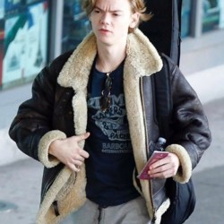 Thomas Brodie B3 Sheepskin Bomber Leather Jacket