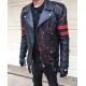 Jon Bernthal Motorcycle Bloody The Punisher Leather Jacket Jon Bernthal Motorcycle Bloody The Punisher Leather Jacket