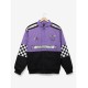 Tokyo Speed Devious Rabbit Sanrio Kuromi Checkered Racing Jacket Tokyo Speed Devious Rabbit Sanrio Kuromi Checkered Racing Jacket