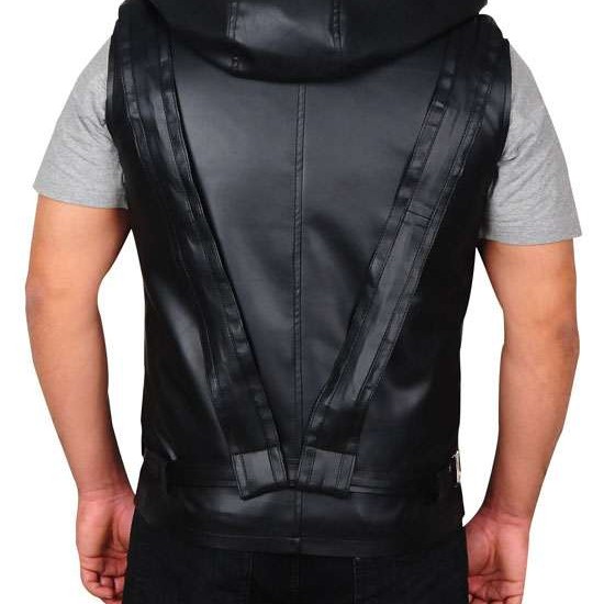 Tom Cruise Mena Barry Seal Leather Vest Jacket