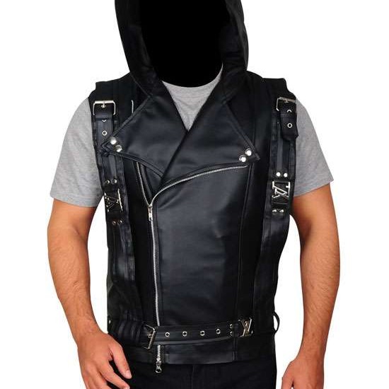 Tom Cruise Mena Barry Seal Leather Vest Jacket