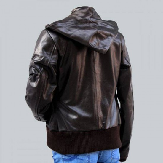 Top Class Brown Womens Leather Bomber Jacket Top Class Brown Womens Leather Bomber Jacket