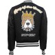 Top Gun King Wool PU Black Jacket Go-Big Show Top Gun King Wool PU Black Jacket Go-Big Show