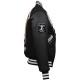 Top Gun King Wool PU Black Jacket Go-Big Show Top Gun King Wool PU Black Jacket Go-Big Show