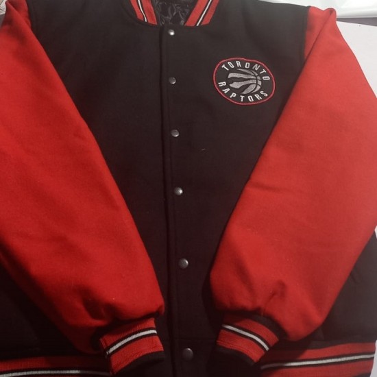 Toronto Raptors Poly Twill Varsity Jacket Toronto Raptors Poly Twill Varsity Jacket