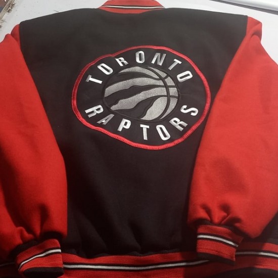 Toronto Raptors Poly Twill Varsity Jacket Toronto Raptors Poly Twill Varsity Jacket