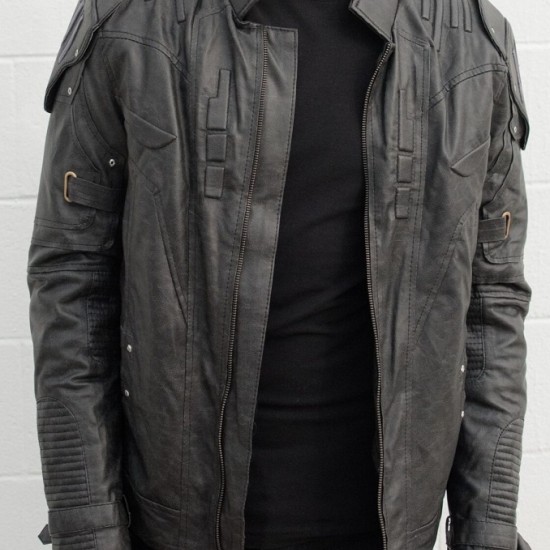 Mens Transformers Decepticon Shield Black Armor Leather Jacket Mens Transformers Decepticon Shield Black Armor Leather Jacket