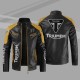 Triumph Black and Yellow Leather Jacket Triumph Black and Yellow Leather Jacket