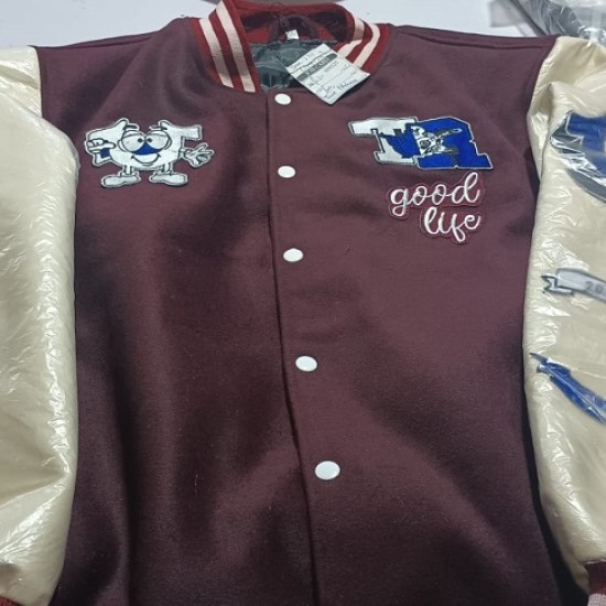 True Religion Maroon Varsity Jacket True Religion Maroon Varsity Jacket