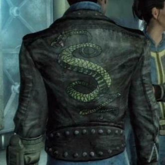 Tunnel Snakes Rule Black Leather Jacket