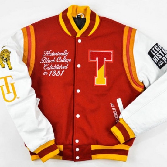 Tuskegee University Motto 2.0 Varsity Jacket Tuskegee University Motto 2.0 Varsity Jacket