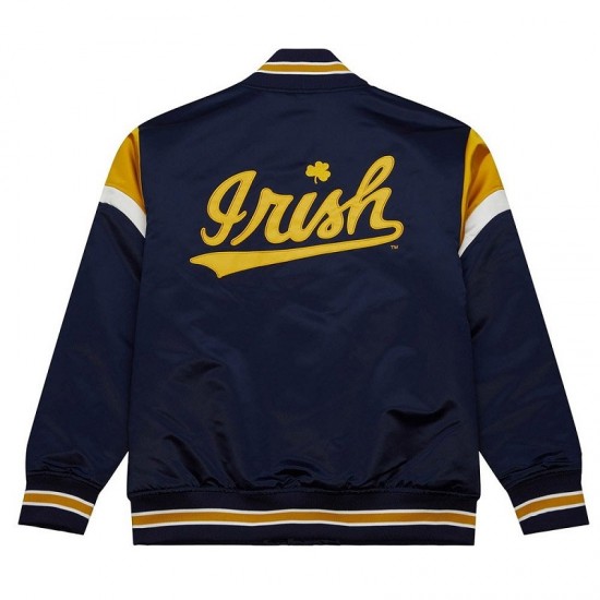 University of Notre Dame Heavyweight Satin Jacket University of Notre Dame Heavyweight Satin Jacket