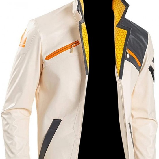 Valorant Phoenix Fiery Leather Jacket Valorant Phoenix Fiery Leather Jacket