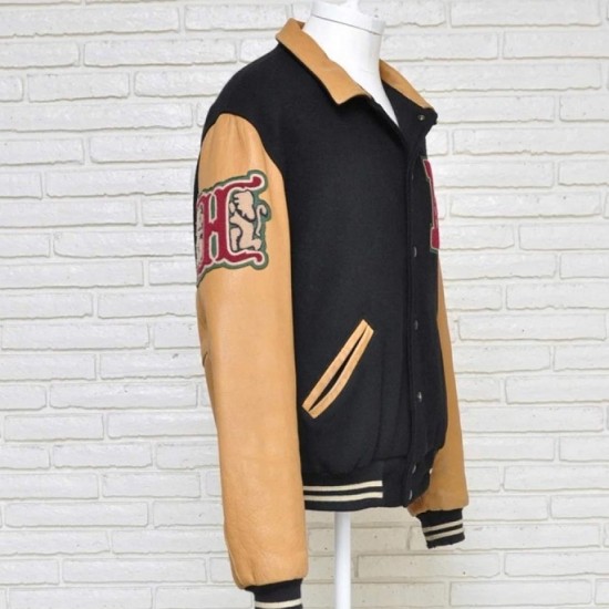 Vintage Howard University HBCU Black and Brown Letterman Jacket Vintage Howard University HBCU Black and Brown Letterman Jacket