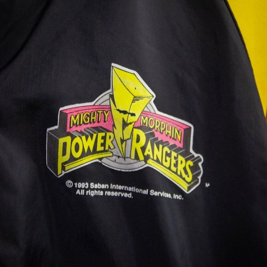 Vintage Kids Power Rangers Bomber Jacket Vintage Kids Power Rangers Bomber Jacket