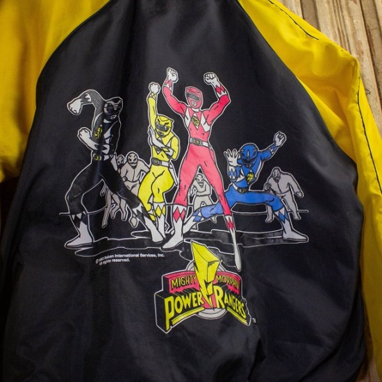 Vintage Kids Power Rangers Bomber Jacket Vintage Kids Power Rangers Bomber Jacket
