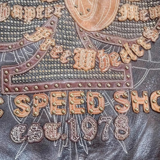 Vintage Rare Pelle Pelle By Mark Buchanan Full Zip Leather Jacket