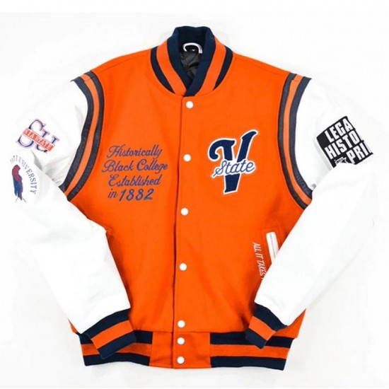 Virginia State University Motto 2.0 Varsity Jacket Virginia State University Motto 2.0 Varsity Jacket