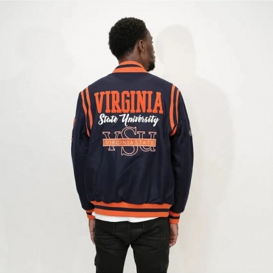 Virginia State University Unisex Varsity Jacket Virginia State University Unisex Varsity Jacket