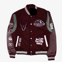 Virginia Union University Motto Varsity Jacket