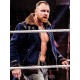 WWE Dean Ambrose Blue And Brown Shearling Jacket