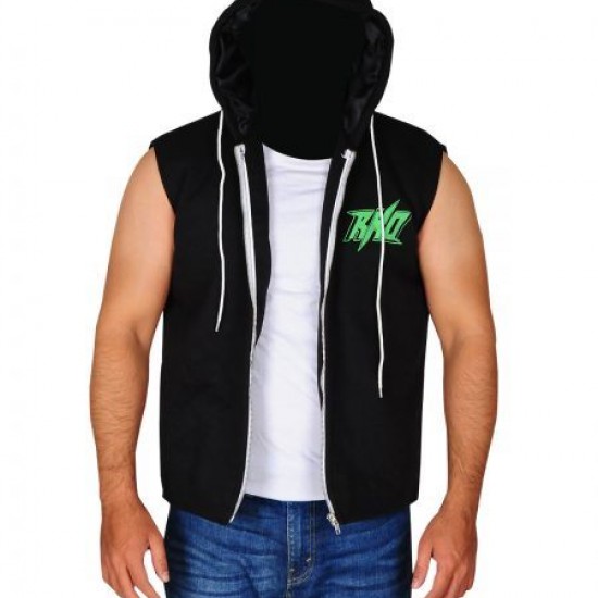 WWE Wrestler Randy Orton RKO Hoodie Fleece Black Vest