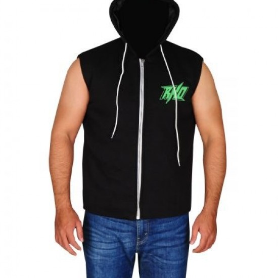 WWE Wrestler Randy Orton RKO Hoodie Fleece Black Vest