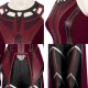 Wandavision 2021 Scarlet Witch Cosplay Costume Cloak Crown Outfit Wandavision 2021 Scarlet Witch Cosplay Costume Cloak Crown Outfit