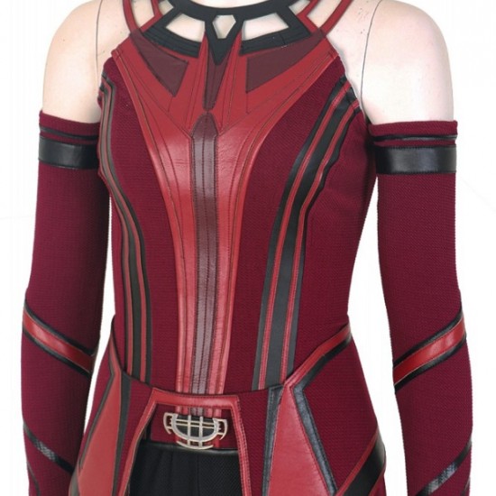 Wandavision Scarlet Witch Cosplay Costume Outfits Halloween Carnival Suit Wandavision Scarlet Witch Cosplay Costume Outfits Halloween Carnival Suit
