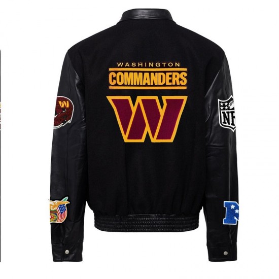 Washington Commanders NFL Varsity Jacket Washington Commanders NFL Varsity Jacket