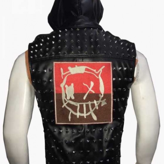 Watch Dogs 2 Wrench Dedsec Leather Vest Watch Dogs 2 Wrench Dedsec Leather Vest