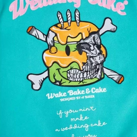 Wedding Cake Embroidered Goonies 2 Mint Varsity Jacket Wedding Cake Embroidered Goonies 2 Mint Varsity Jacket