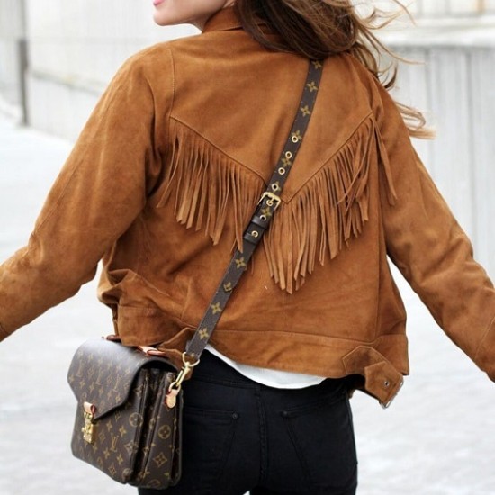 Western Brown Suede Leather Wear Fringe Vintage Coat Jacket Western Brown Suede Leather Wear Fringe Vintage Coat Jacket