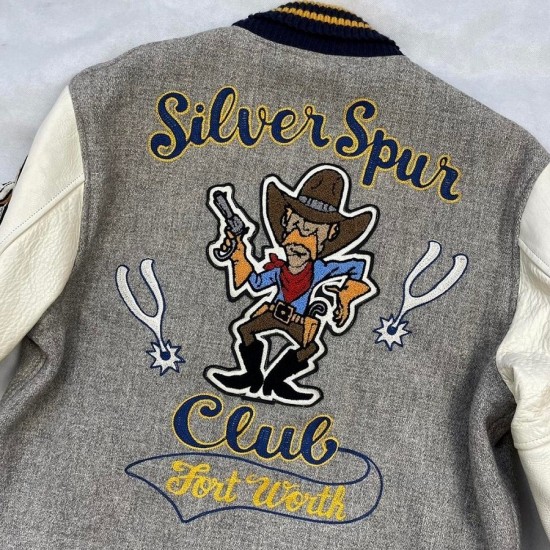 Whitesville Silver Spur Club Varsity Jacket Whitesville Silver Spur Club Varsity Jacket
