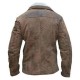 William BJ Wolf Fur Shearling Brown Leather Jacket William BJ Wolf Fur Shearling Brown Leather Jacket