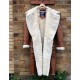 Winter Long Coat Real Sheepskin Leather Fur Vintage Brown Overcoat Winter Long Coat Real Sheepskin Leather Fur Vintage Brown Overcoat