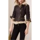 Women B3 Brown Shearling Aviator Leather Jacket Women B3 Brown Shearling Aviator Leather Jacket