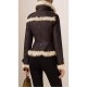 Women B3 Brown Shearling Aviator Leather Jacket Women B3 Brown Shearling Aviator Leather Jacket