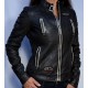 Women's Affliction Black Premium Divergent Biker Leather Jacket Women's Affliction Black Premium Divergent Biker Leather Jacket