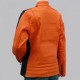 Womens Orange Leather Jacket Womens Orange Leather Jacket