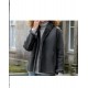 Womens Aviator B3 Sherling Black Reversible Jacket Womens Aviator B3 Sherling Black Reversible Jacket